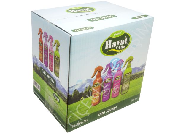 HAYAT ODA SPREYİ 350 ml,12 ADET