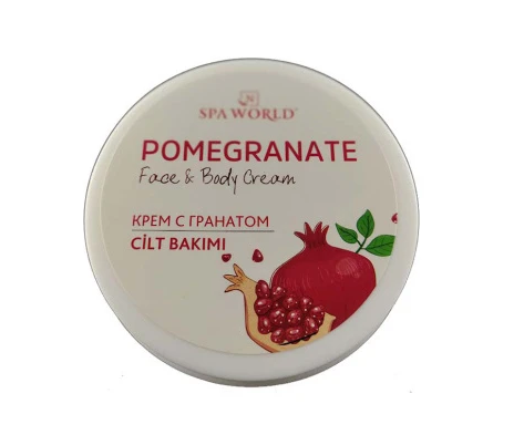 Spa World Pomegranate Yüz ve Vücut Kremi 150 ML