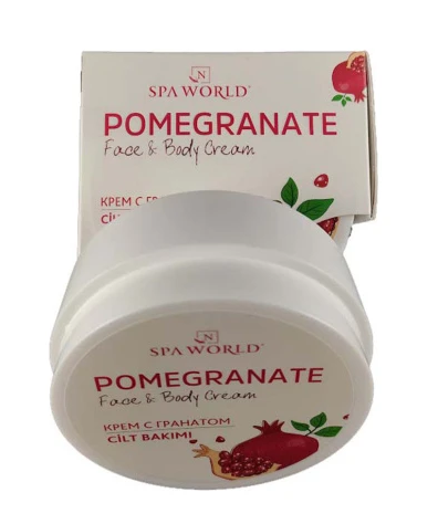 Spa World Pomegranate Yüz ve Vücut Kremi 150 ML
