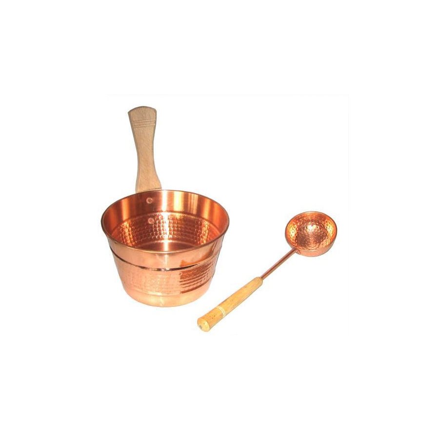 Sauna Spa Hamam Kovası ve Kepçe Takımı