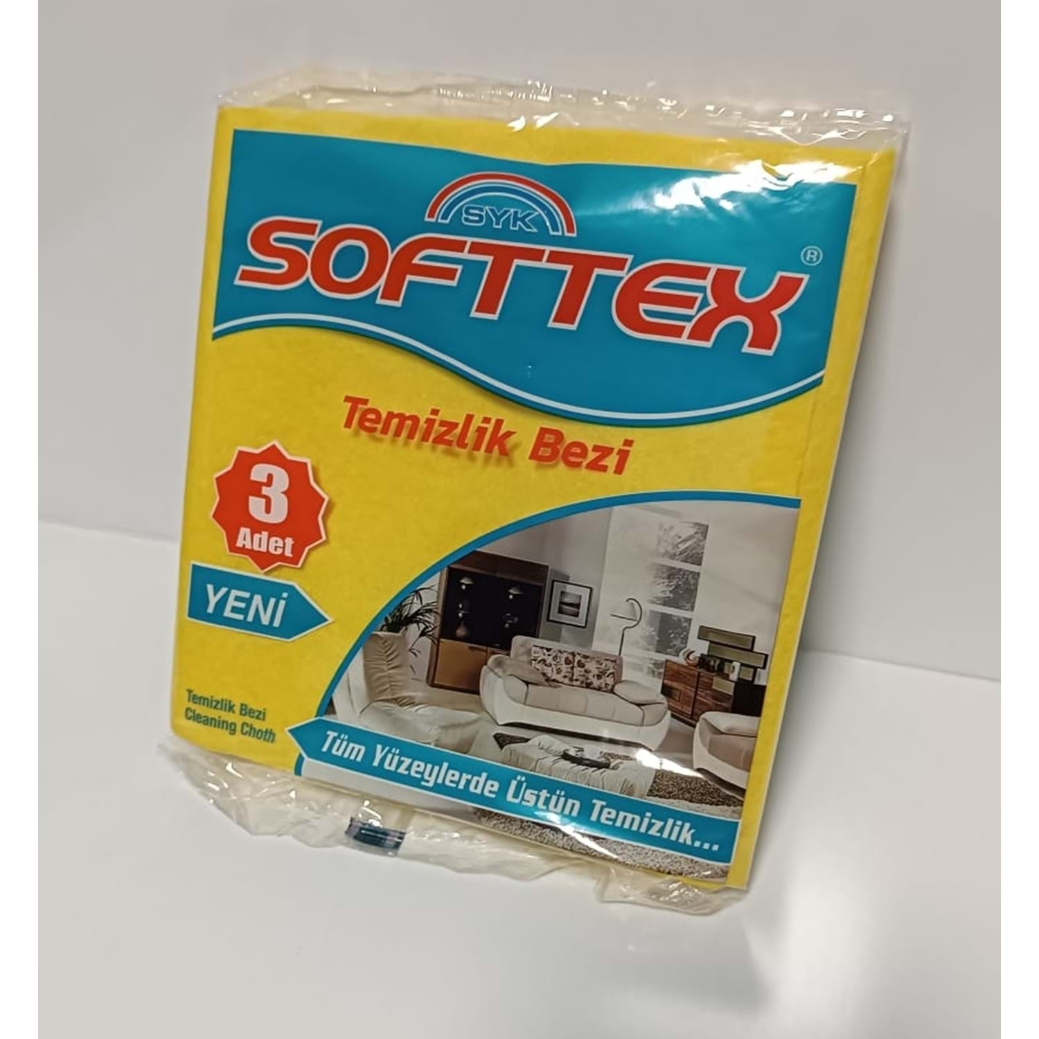 Sarı Mutfak Temizlik Bezi 3‘lü Paket